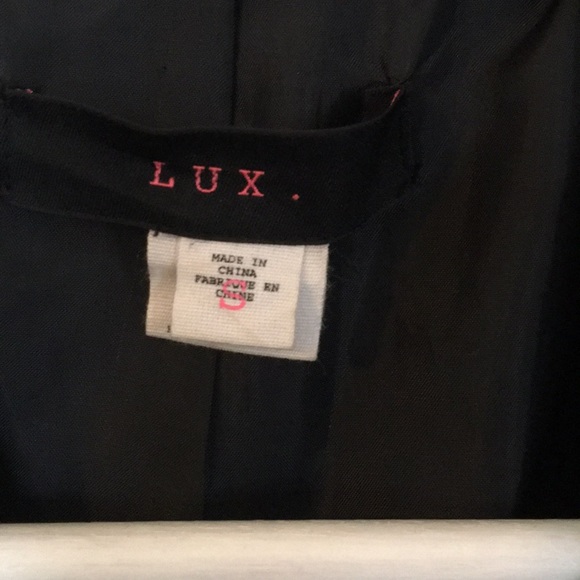 Lux Women's One Button Lux Blazer - Picture 2 of 8